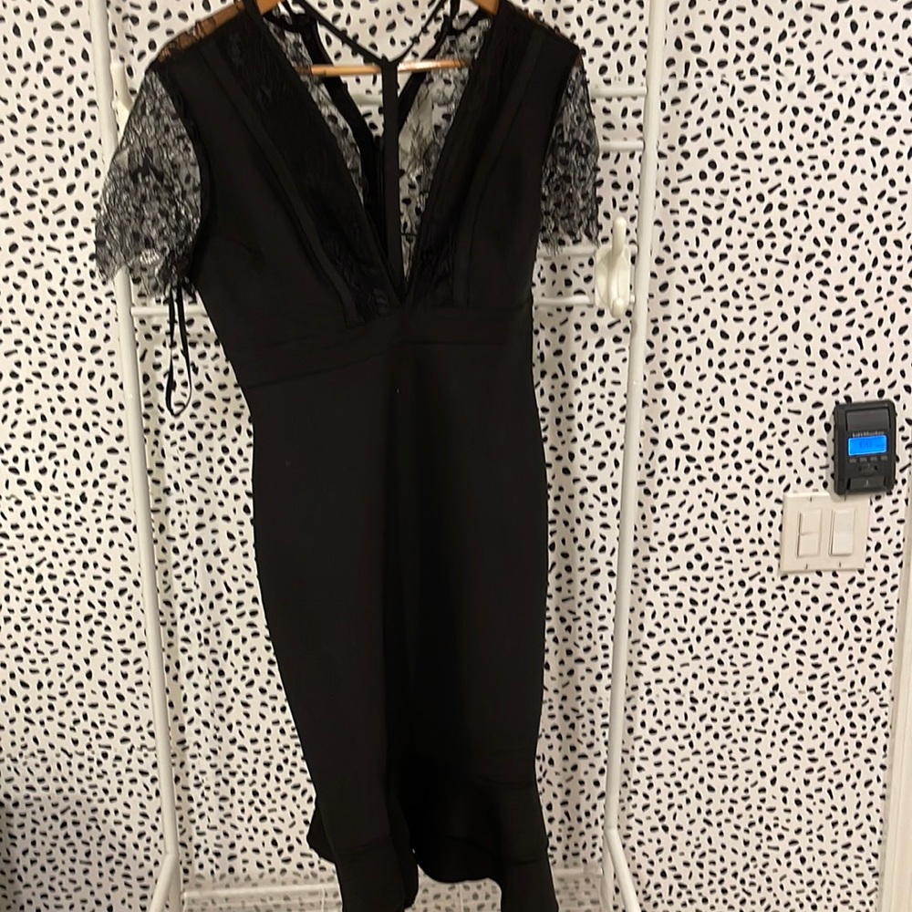 Strappy T strap bodycon dress